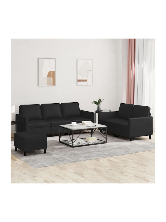 Σετ Σαλονιού 3-Sitzer & 2-Sitzer & Hocker