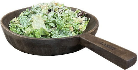 Nakaro Wood Serving Bowl Round Wooden with Diameter 38cm