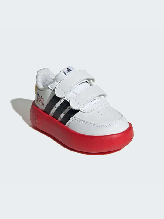 Adidas Παιδικά Sneakers Breaknet 2.0 με Σκρατς Λευκά