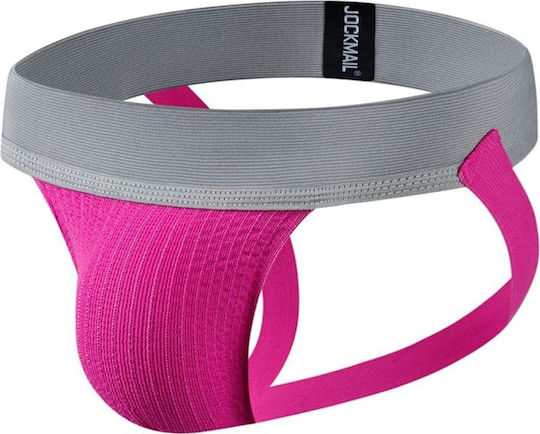 Jockmail Ανδρικό Εσώρουχο Jockstrap Ροζ
