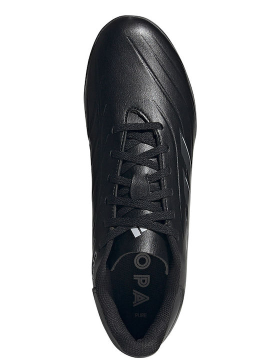 adidas Copa Pure 2 Club Football Shoes with Molded Cleats Black