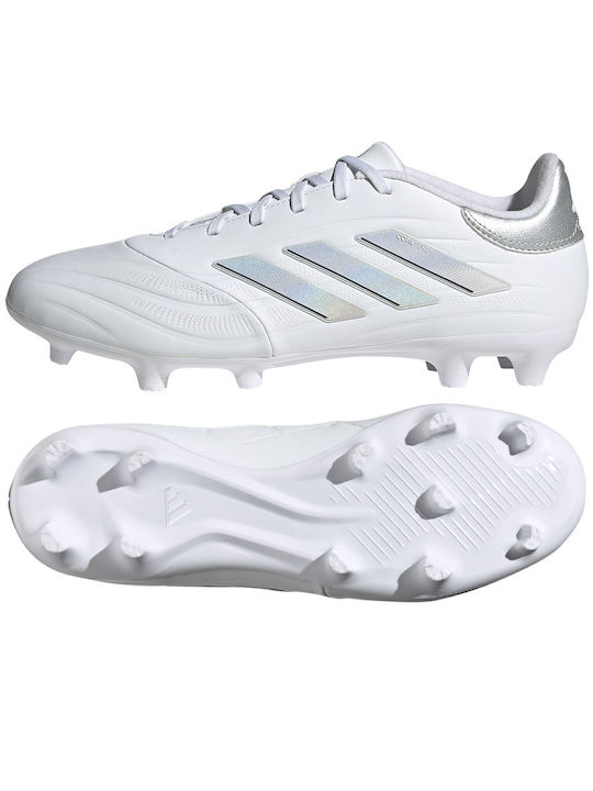 Adidas Copa Pure.2 League FG Low Football Shoes with Cleats White