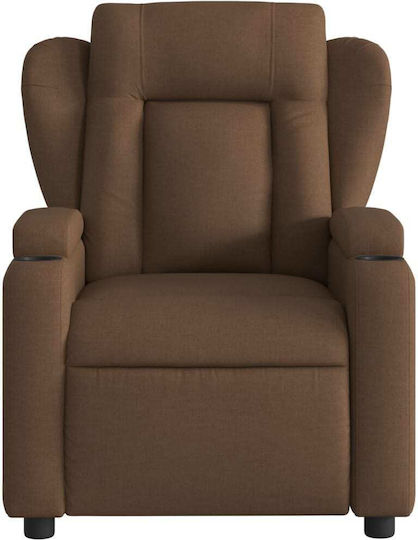 Relaxsessel Friseurwaschbecken mit Fußhocker Coffee 77x94.5x100cm