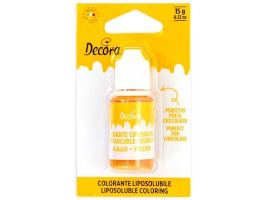 Decora Χρώμα Ζαχαροπλαστικής Κόκκινο 15gr