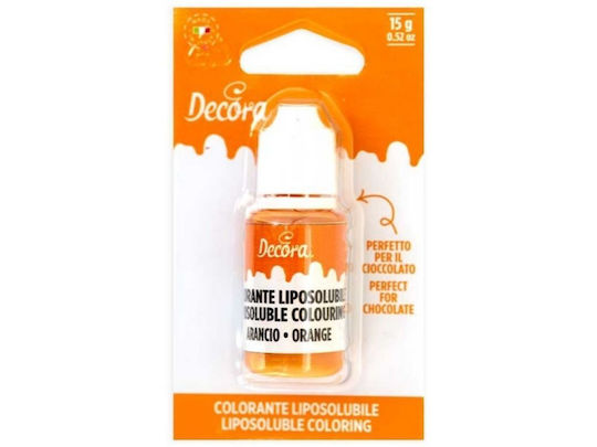 Decora Χρώμα Ζαχαροπλαστικής Κόκκινο 15gr