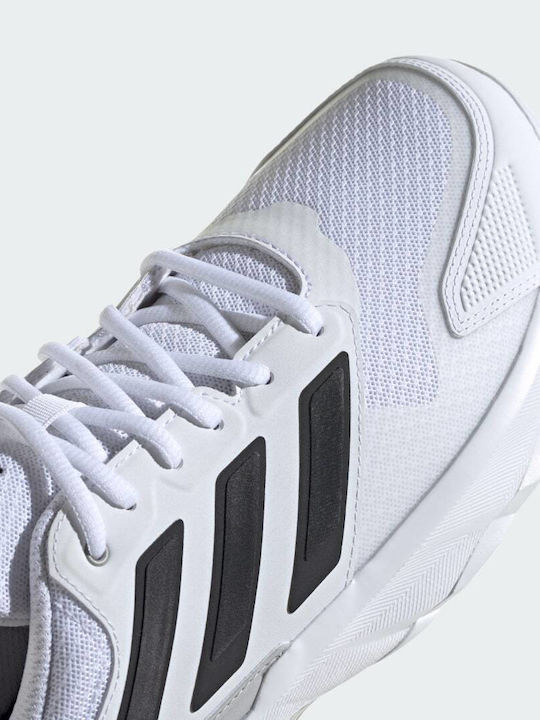 Adidas Courtjam Control 3 Ανδρικά Παπούτσια Τένις για Όλα τα Γήπεδα Λευκά