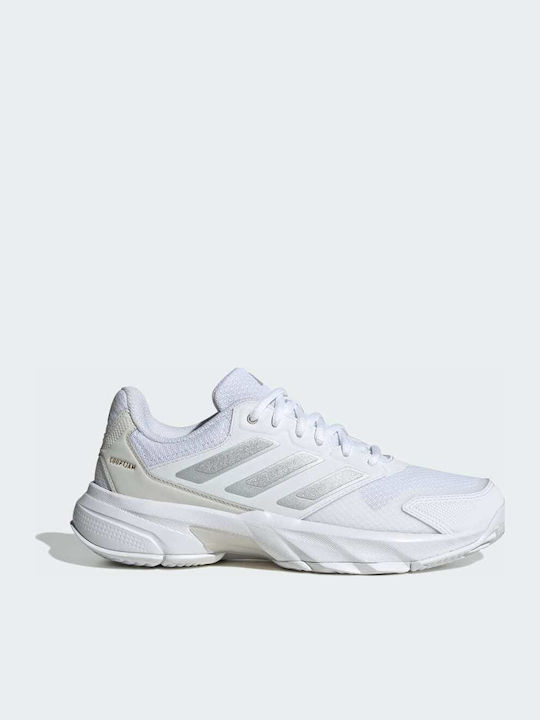 adidas Courtjam Control 3 Women's Tennis Shoes for All Courts White