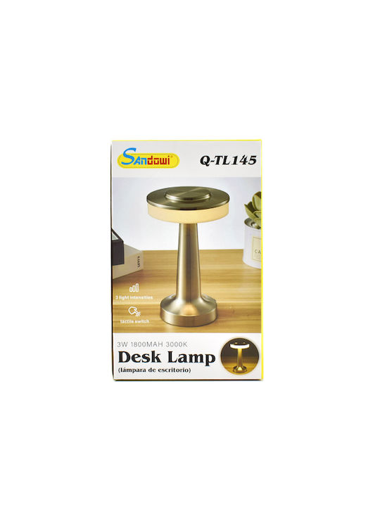 Andowl Table Decorative Lamp LED Battery Copper