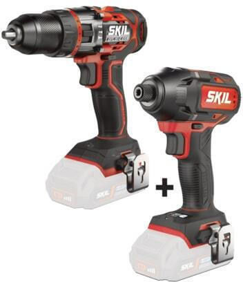 Skil CK1E3357E2 Σετ Δραπανοκατσάβιδο & Παλμικό Κατσαβίδι 20V με 2 Μπαταρίες 5Ah και Θήκη