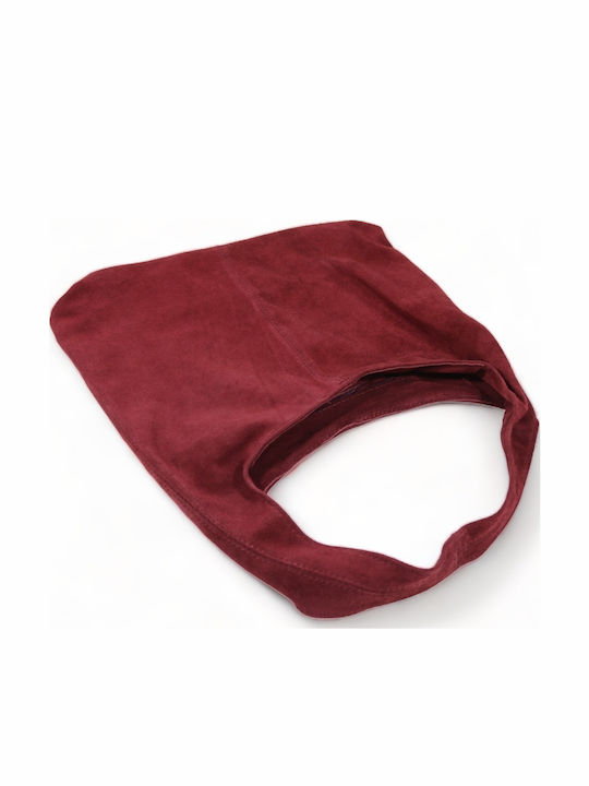 Leather Women's Bag Shoulder Burgundy
