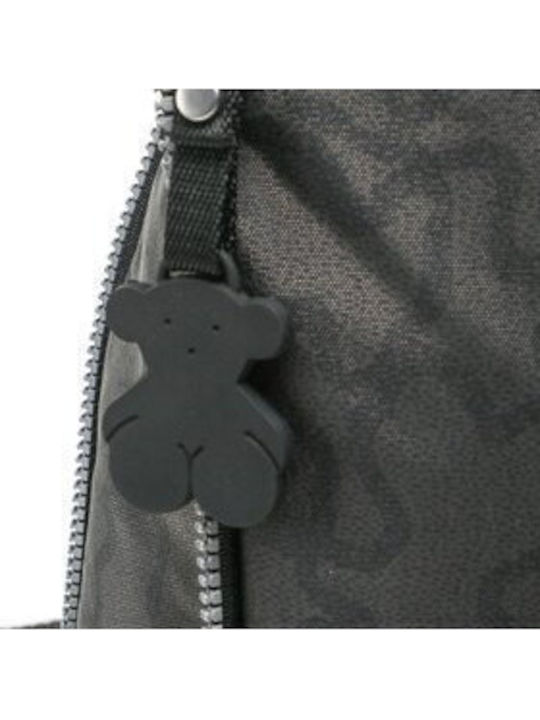 Mochila Kn Calores Fabric Women's Black Backpack Bag