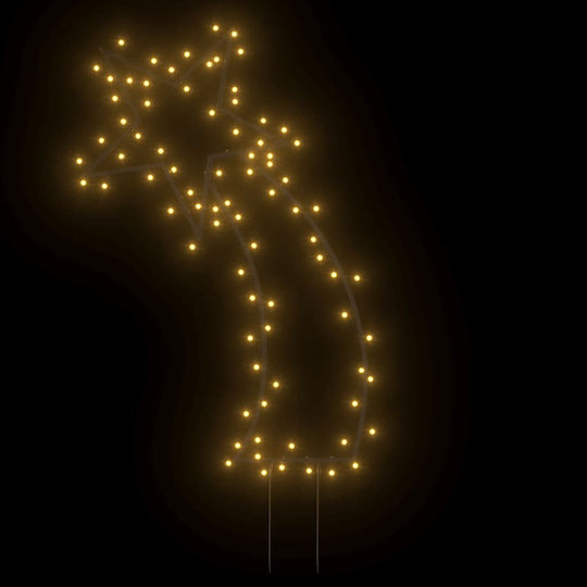 80 Lichterketten LED 62cm Warmes Weiß USB 1Stück