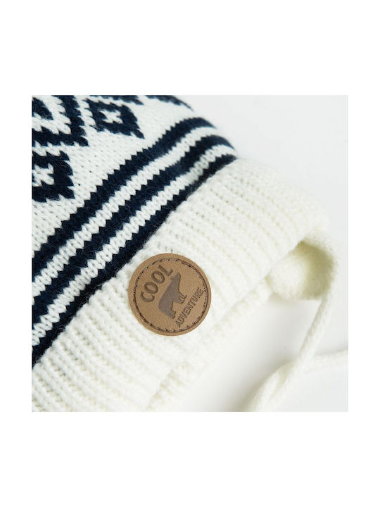 Cool Club Kids Beanie Knitted White