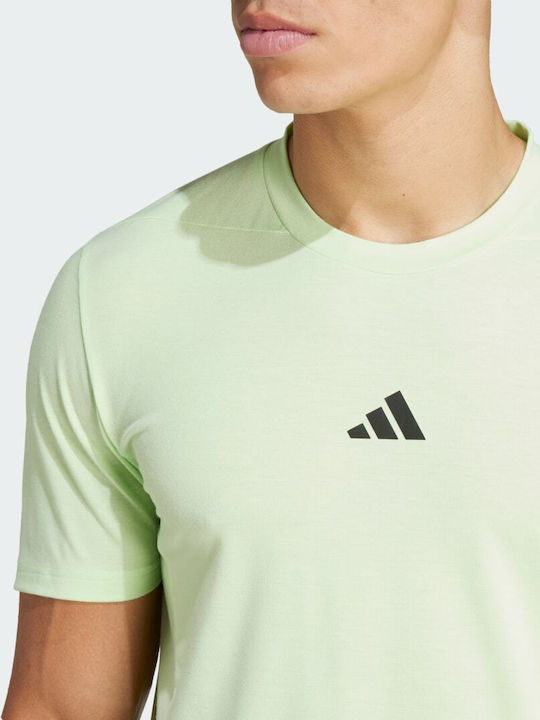Adidas Designed Ανδρικό Αθλητικό T-shirt Κοντομάνικο Πράσινο