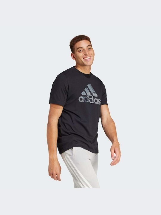 Adidas Badge Men's Athletic T-shirt Short Sleeve Black