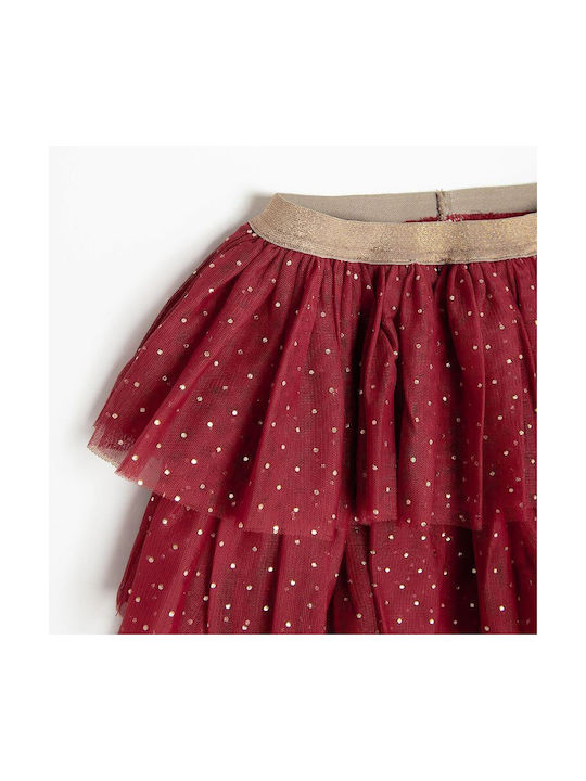 Cool Club Παιδική Φούστα Τουτού Τούλινη Κόκκινη