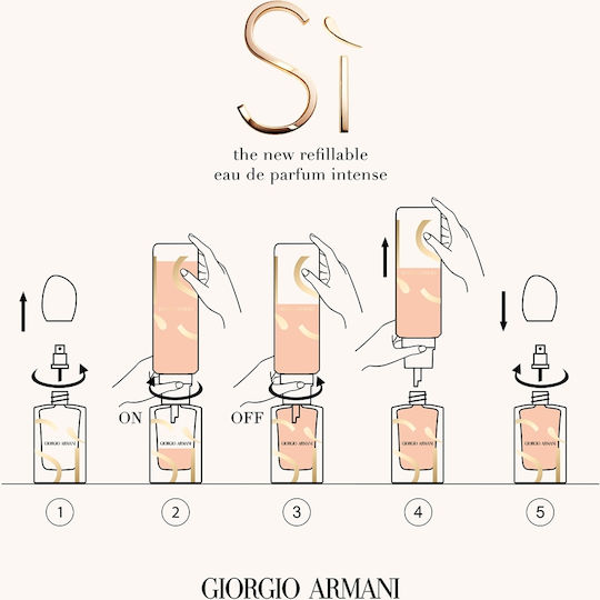 Giorgio Armani Si Intense Парфюмна вода Зареждане за многократна употреба За повторно пълнене 30мл