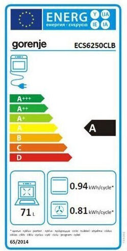 Gorenje Εντοιχιζόμενο Σετ Οικιακών Συσκευών Ecs6250clb + Whc63clb