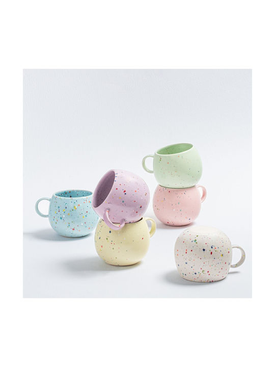 Egg Back Home Κούπα Κεραμική Κίτρινη 500ml