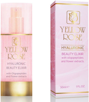 Yellow Rose Αnti-aging Face Serum Hyaluronic Beauty Elixir Suitable for All Skin Types with Hyaluronic Acid 30ml