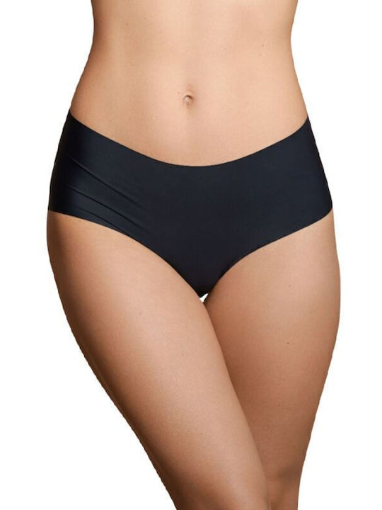 Γυναικεία Slip 2Pack χωρίς Ραφές Μαύρα