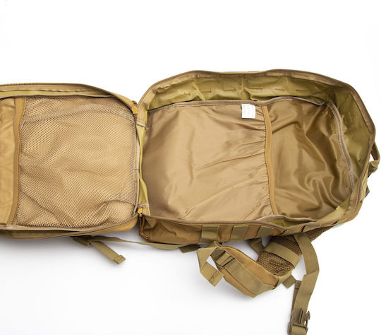 Mcan Tactical Military Backpack Backpack made of Polyester Brown
