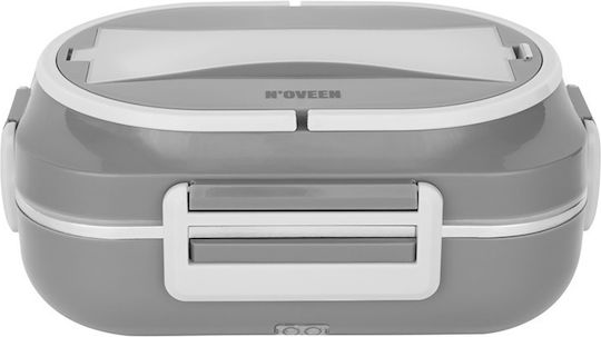 N'Oveen Elektrischer Lunchbox Kunststoff Isolierte Lunchbox Dunkelgrau 1lt
