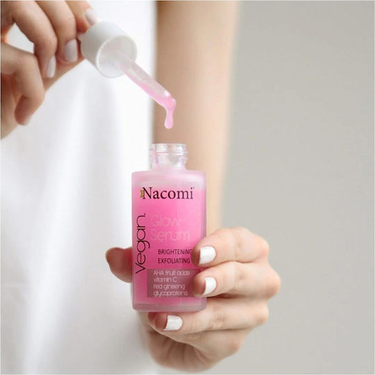 Nacomi Vegan Ενυδατικό & Αντιγηραντικό Serum Προσώπου με Βιταμίνη C & Νιασιναμίδη για Λάμψη & Αναζωογόνηση 40ml