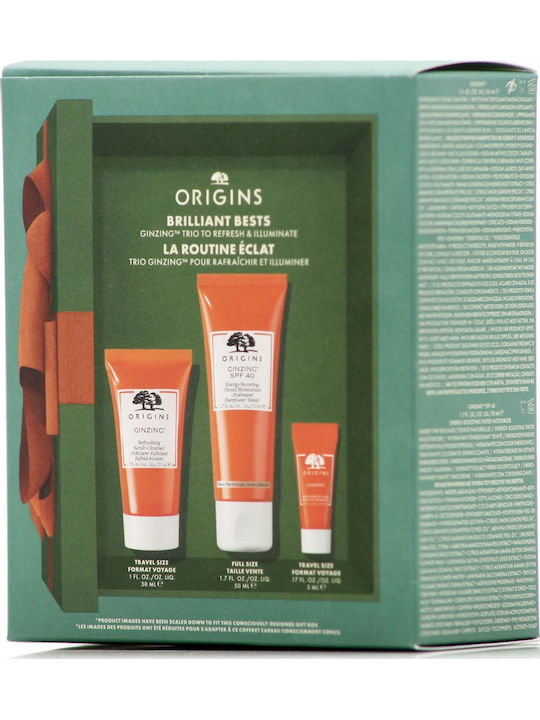 Origins Brilliant Bests Ginzing™ Trio To Refresh & Illuminate Hautpflegeset für Aufhellung 3Stück