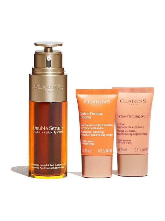 Clarins Double Serum & Extra-Firming Σετ Περιποίησης για Σύσφιξη 4τμχ