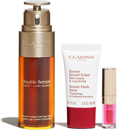 Clarins Double Set Îngrijire pentru Anti-îmbătrânire 4buc