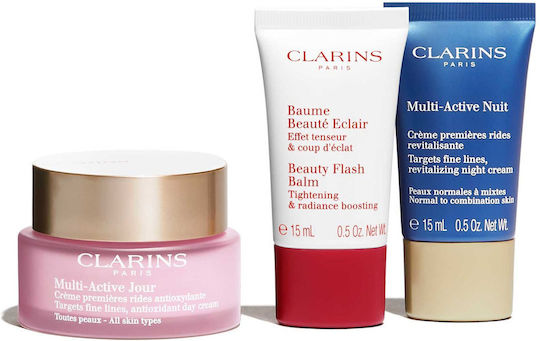 Clarins Multi Active Σετ Περιποίησης για Ενυδάτωση 4τμχ