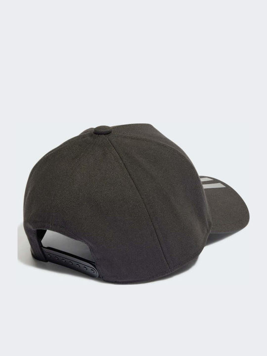 adidas Kids' Jockey Fabric Cap Black