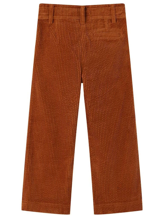 vidaXL Kids Corduroy Trousers Κονιάκ