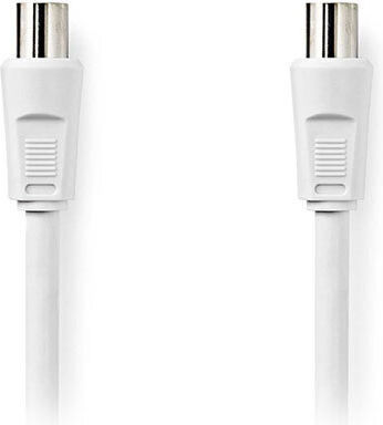 Nedis Antenna Cable Coax male - Coax male White 3m (233-2570) 1pcs