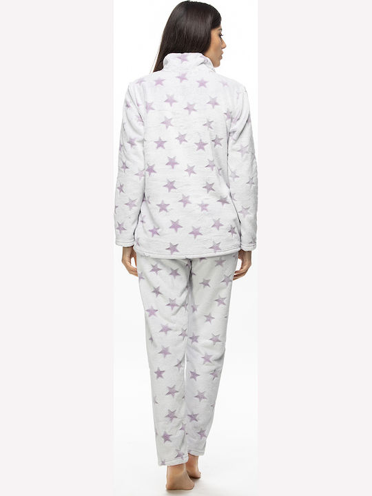 Koyote Winter Damen Pyjama-Set Samt Bouquets veloute - ''''