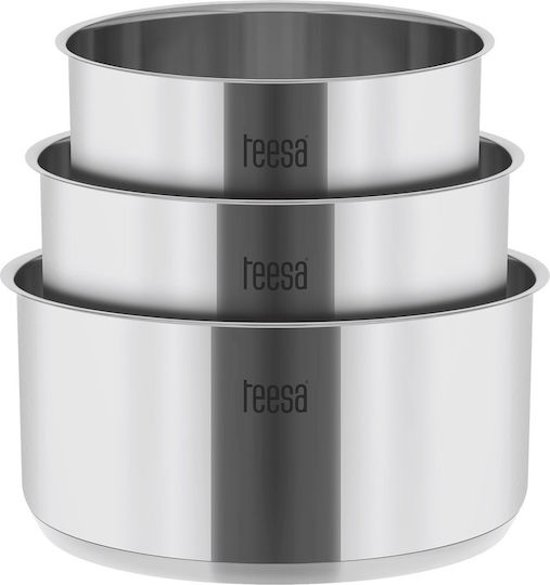 Teesa Cook Expert Set De Oale Din Oțel Inoxidabil 3 Piese