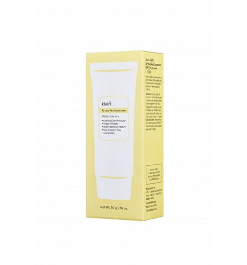 Dear, Klairs All-Day Airy Sonnencreme Creme Gesicht SPF50 50gr