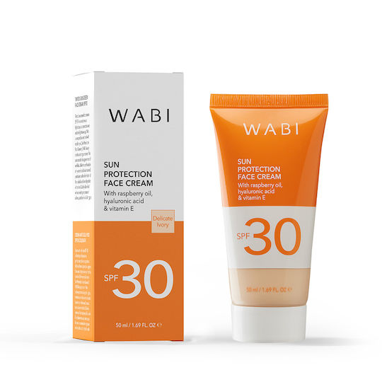 Wabi Beauty Αντηλιακή Κρέμα Προσώπου SPF30 με Χρώμα 50ml