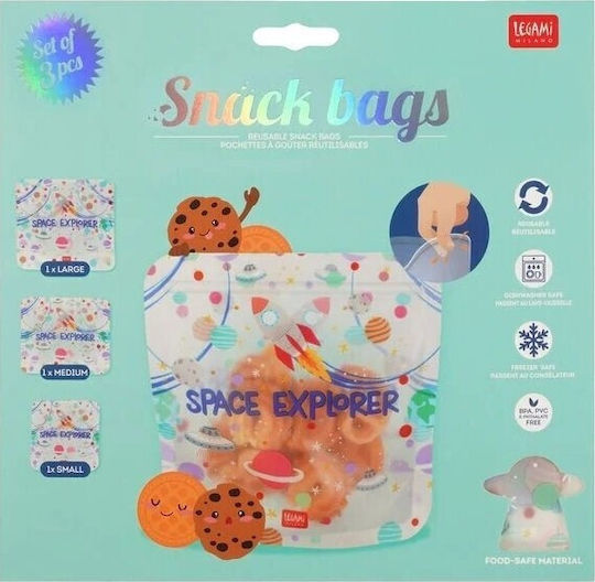 Legami Milano Small Food Bags 3pcs