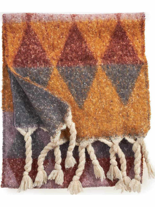 Women's Wool Scarf Purple