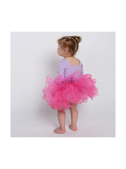 Godance Παιδική Φούστα 3-Layer Tutu Φούξια