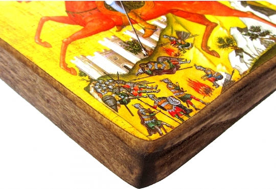 Taufgeschenk mit Kirchlichem Bild aus Holz 1cm