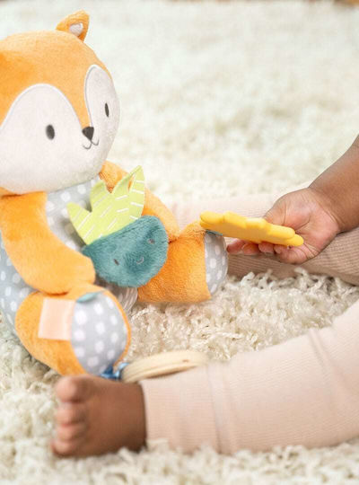 Ingenuity Kitt Teether for Teething from Silicone for 3 Months+