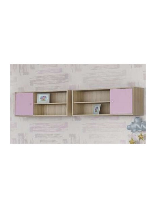 Kids Wooden Shelf Beige 100x30x41.2cm