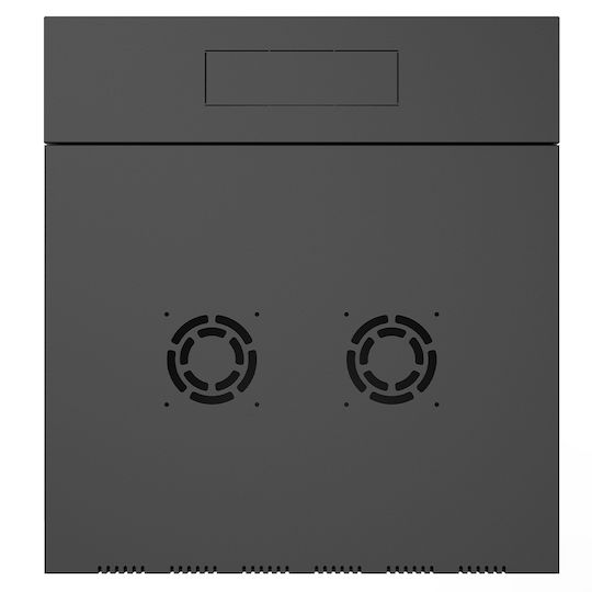 Canovate Wall Mounted Rack Cabinet 9U 60x65cm Black WS3D-9-096HA