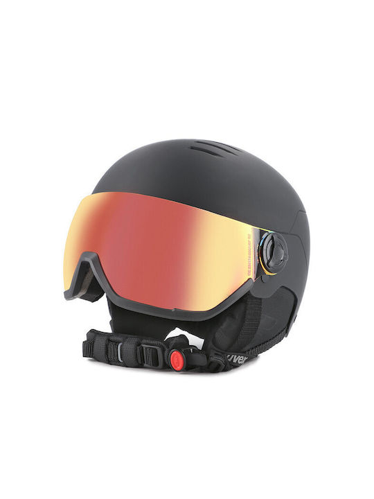 Uvex Wanted Visor Helmet for Ski & Snowboard Black S5662621005