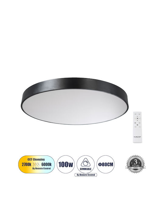 GloboStar Εξωτερικό LED Panel 100W με Θερμό Λευκό Φως