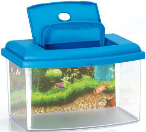 Georplast Fish Aquarium Capacity 3lt with 22x16x14cm Beige