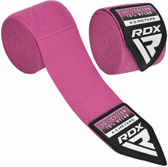 RDX Handwraps RDX-WRAP-45-PK Μπαντάζ 4.5m Ροζ
